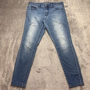 Universal Thread Mid Rise Jegging Medium Wash Blue Denim Jeans Womens 10/30R